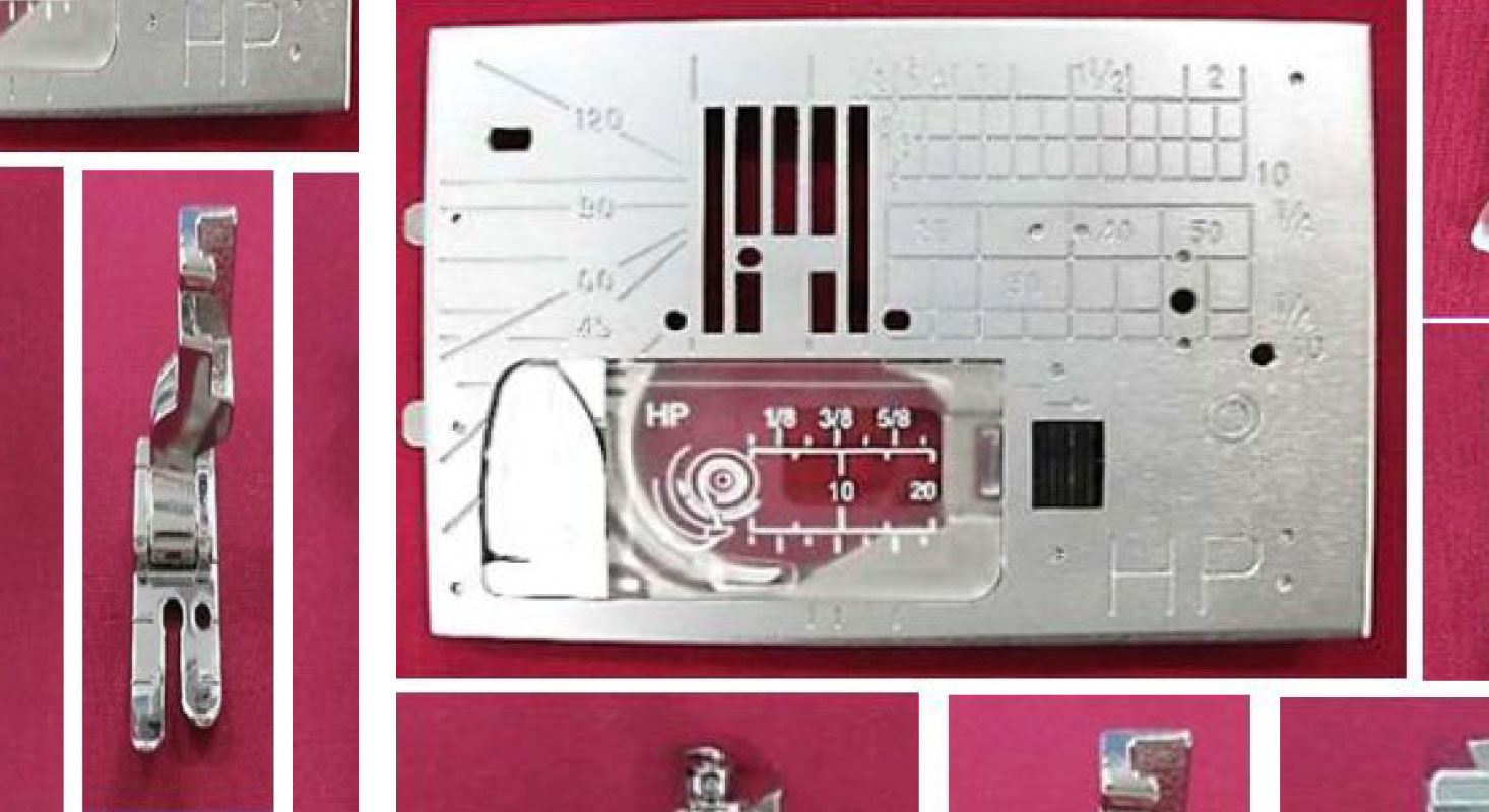 PATCHWORKNÄHEN: Nähen mit dem Profi-Geradstichfuß und -platte HP